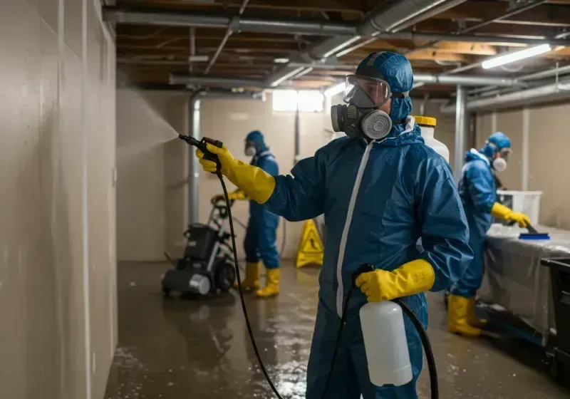 Basement Sanitization and Antimicrobial Treatment process in Fort Myers, FL